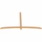 Ekena Millwork Bellingham Timber Gable Bracket, Western Red Cedar, 96"W x 56"H x 1 1/2"D x 3 1/2"F, 14/12 Pitch GBW096X56X0204BEL00SWR - alternate 5